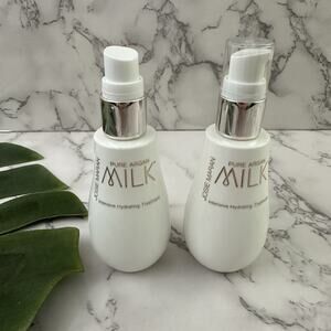 Josie Maran Pure Argan Milk Intensive Hydrating Treatment 2 oz Bottle Lot of 2